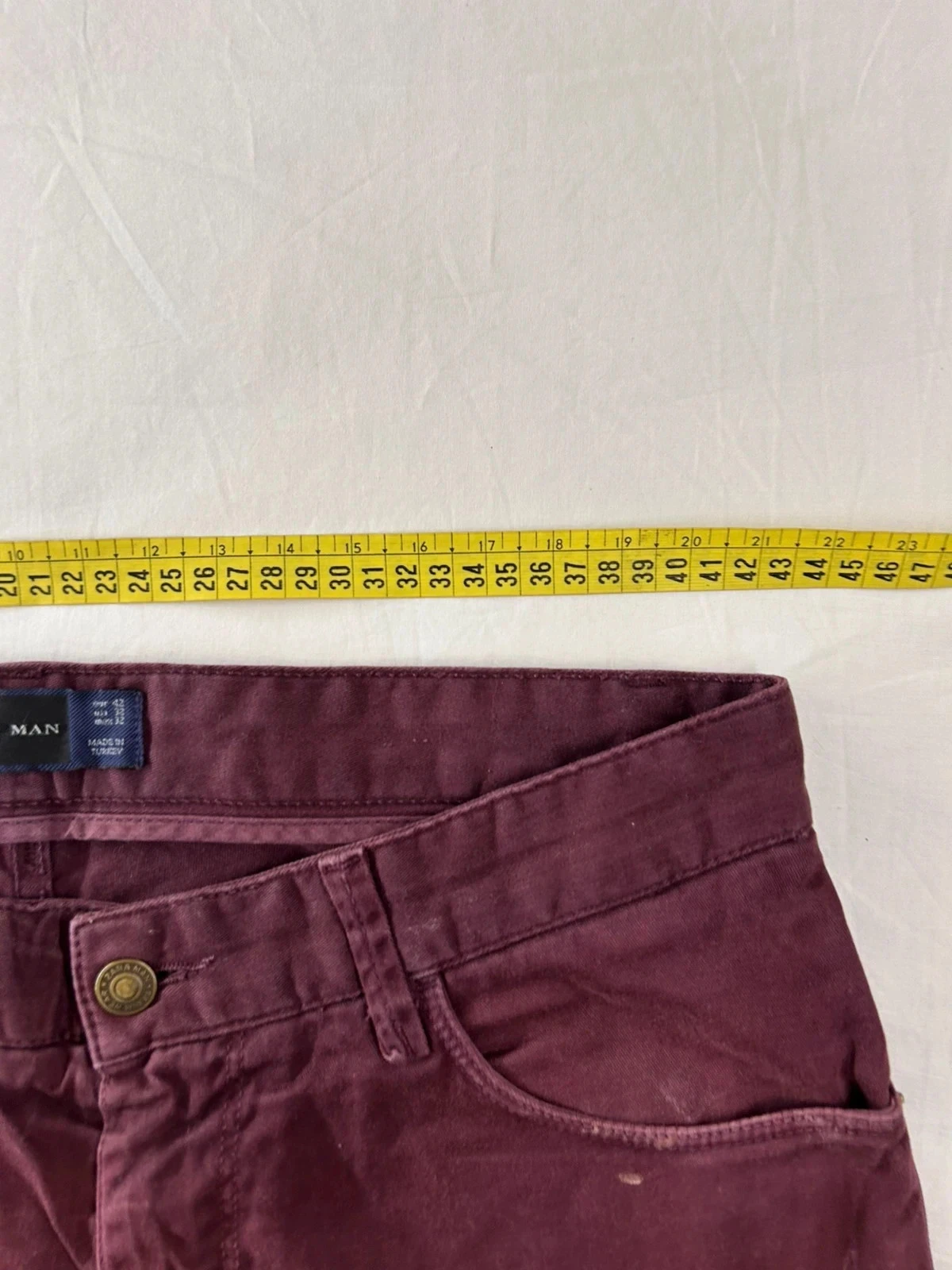 Rode bordeaux vintage jeans Zara Man – photo 7
